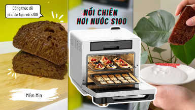 Làm Bánh Bò Thốt Nốt Từ Nồi Chiên Hơi Nước 2GOOD S100